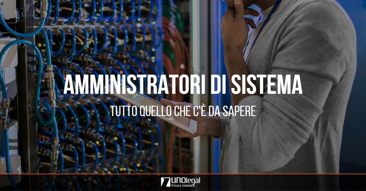 Amministratori di Sistema gdpr