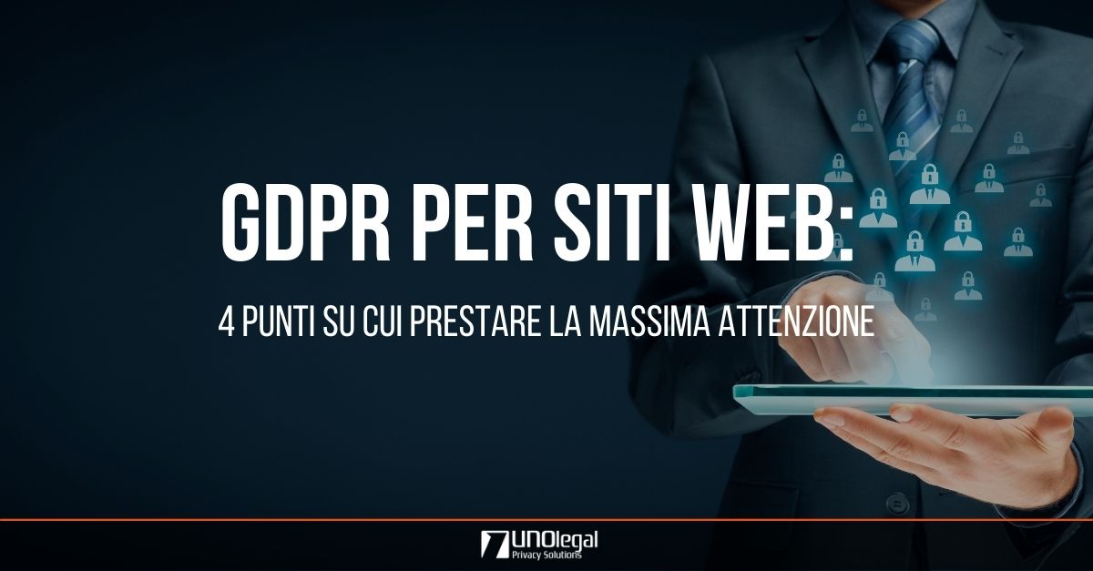 GDPR siti web